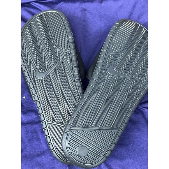 Nike Benassi 12 JDI Black/White Men Slides Sandal 343880090 - Picture 7 of 10